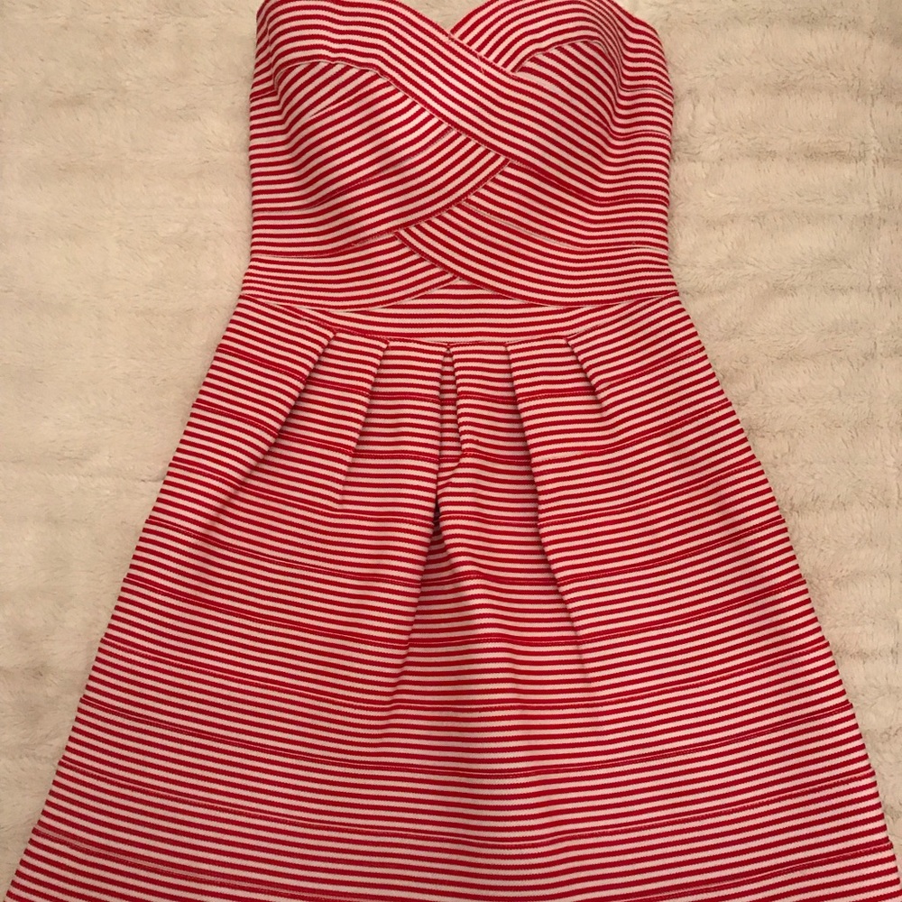 WOW Couture tube top/flare bottom dress